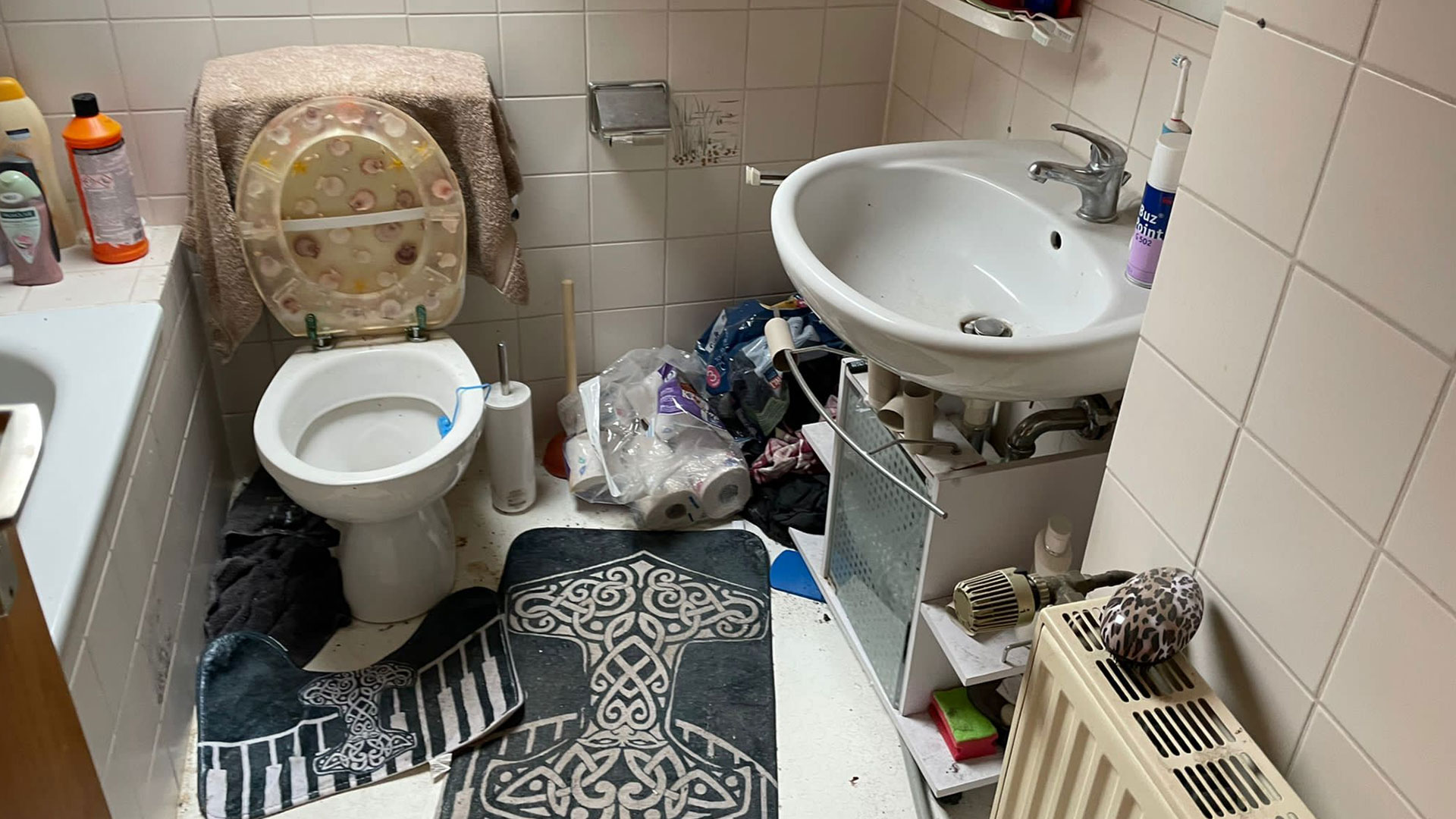 Bad vor der Renovierung